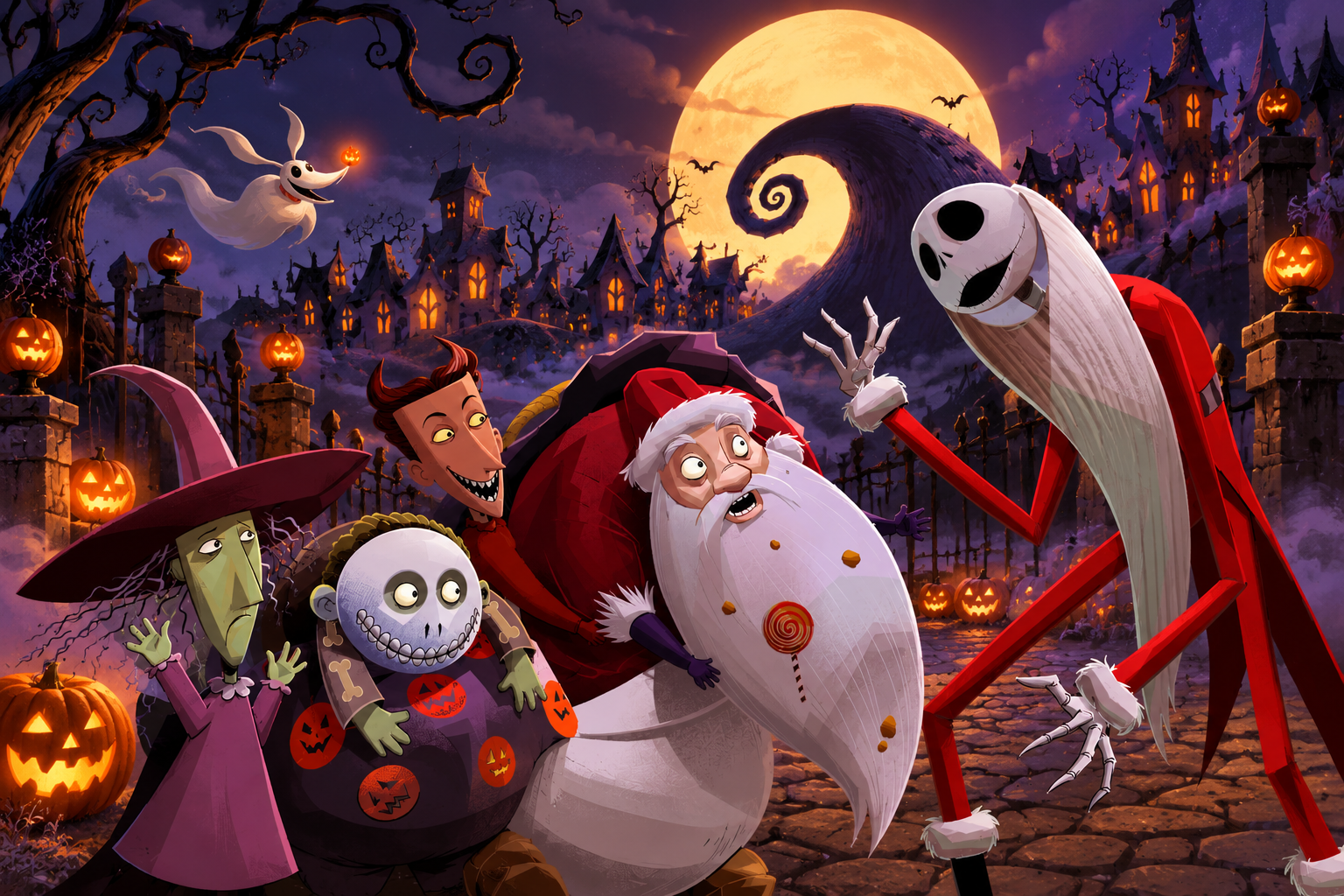 Nightmare Before Christmas: perché Jack chiama Babbo Natale “Babbo Nachele”? Tutti i segreti del film di Tim Burton